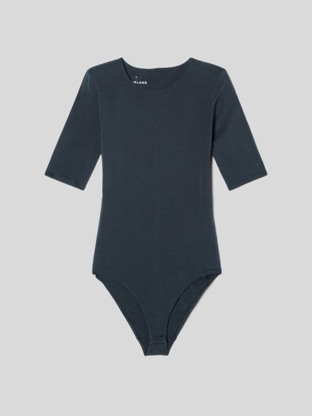 EVERLANE THE SHORT-SLEEVE CREW NECK BODYSUIT in Black size Small. New with tag